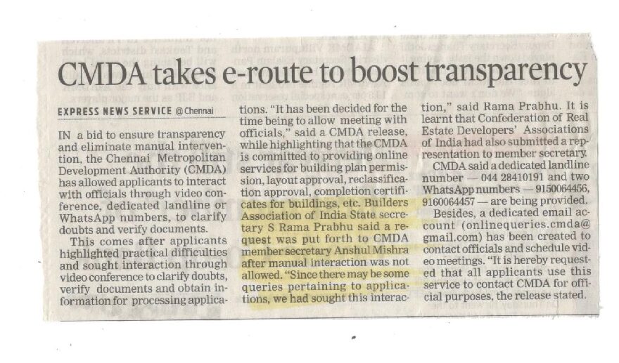 CMDA takes e-route to boost transparency