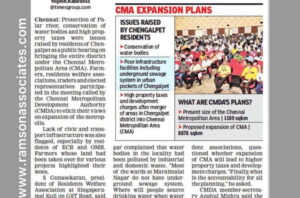 CMA EXPANSION PLANS